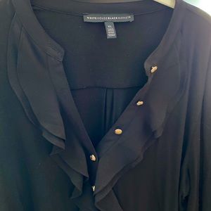 WHBM- Black long sleeve tunic
